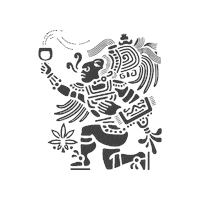 Aztec Warrior Cannabis Sticker by Mary y Juana® Beverages Co.