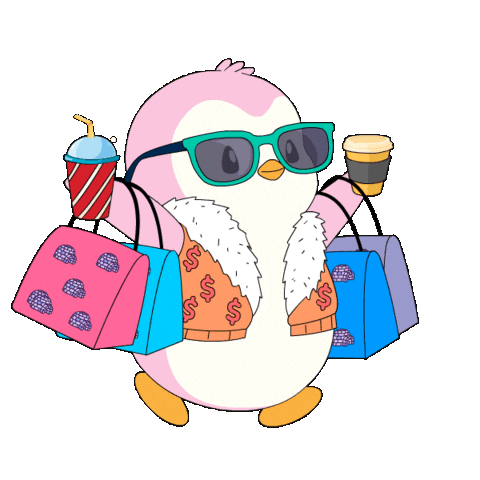 Girl Fashion Sticker by Pudgy Penguins