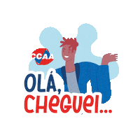 Cheguei Sticker by ccaa