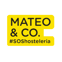 Hosteleria Sticker by Mateoandco