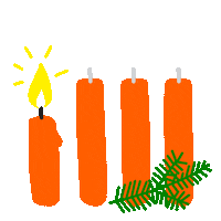 Candle Advent Sticker by evangelisch.de