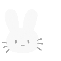Surprised Rabbit Sticker