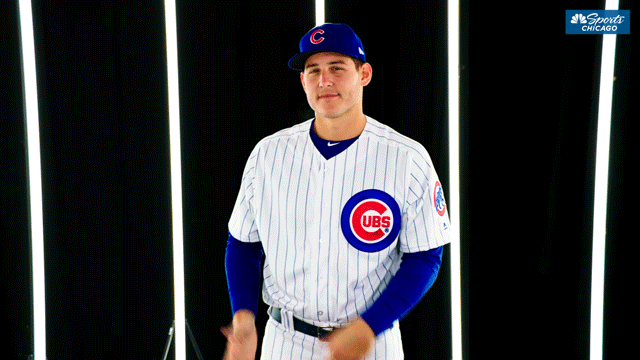 anthony rizzo baseball GIF by NBC Sports Chicago