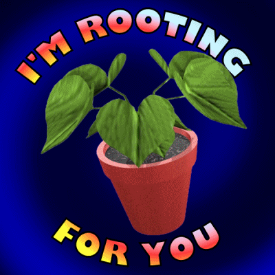 Rooting You Can Do It GIF