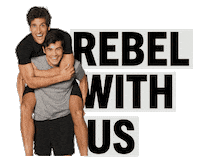 rebelwithus fitness workout gym nico Sticker