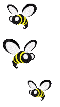 D Bee Sticker