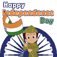 Independence Day Sticker by Chhota Bheem