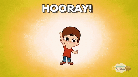 cheer hooray GIF by Super Simple