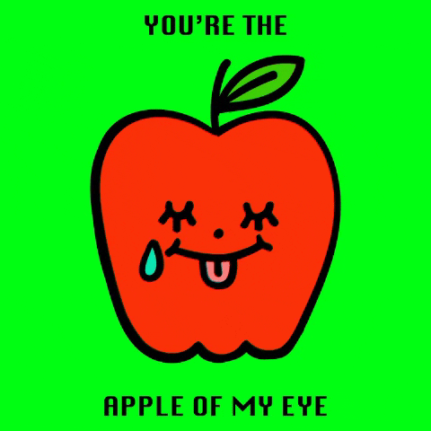 Apple Of My Eye Love GIF by FUN WITH FRIDAY