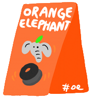오렌지엘리펀트 Sticker
