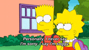 Sorry The Simpsons GIF by AniDom