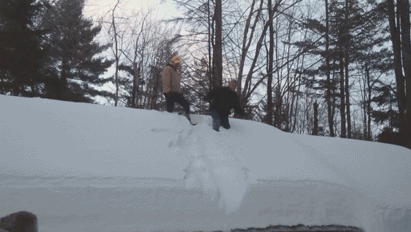 snow fail GIF by America's Funniest Home Videos