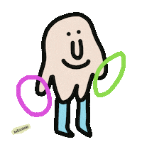 Cartoon Gymnastics Sticker by Luis Ricardo