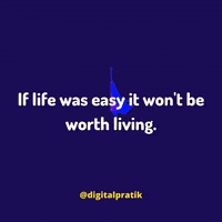 Life Quote GIF by Digital Pratik
