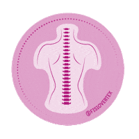 Scoliosis Sticker by Vertex Fisioterapia