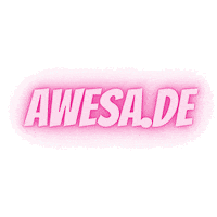 AwesA sport schrift awesa awesade Sticker