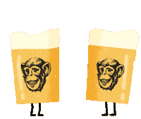 el mono Sticker by EL MONO BANDIDO