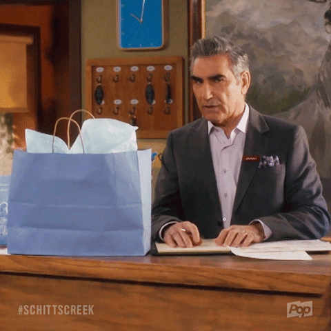 Excited Dan Levy GIF by Schitt's Creek