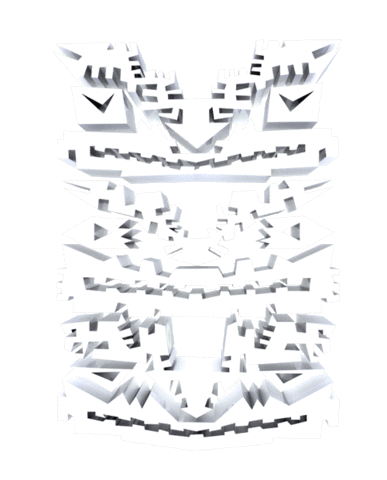 face rocking STICKER by Miron