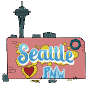 Space Needle Sticker by Seattle City Flag