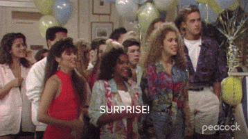 Excited Saved By The Bell GIF by Peacock