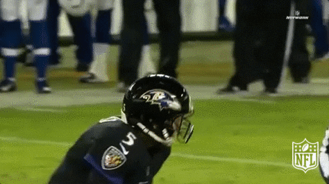 Head Down Baltimore Ravens GIF by NFL