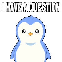Penguin Question Sticker by Pudgy Penguins