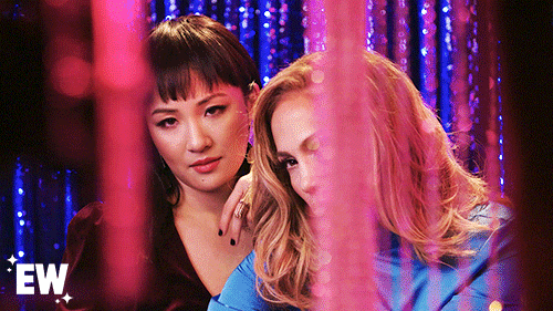 entertainmentweekly giphyupload jennifer lopez constance wu entertainment weekly GIF