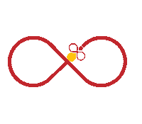 Bee Infinity Sticker by lojasmel