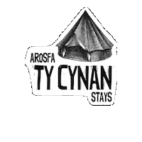 Glamping Sticker by Ty Cynan