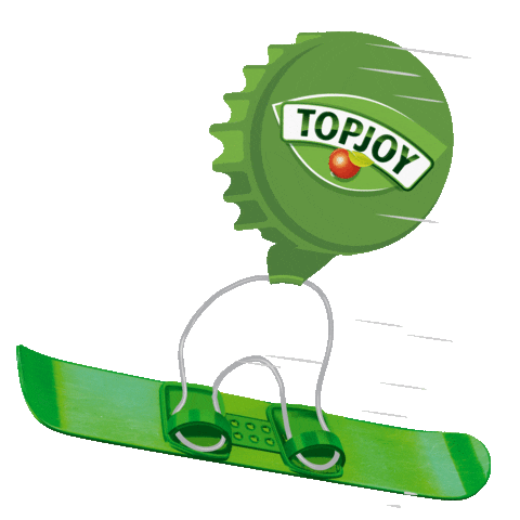 winter snowboarding Sticker by Topjoy