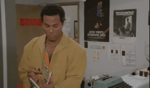 trashfiction giphyupload writing copying philip michael thomas GIF