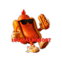 Hot Dog Madrid Sticker by HOTPERROTE