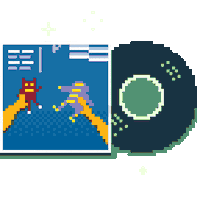 Vinyl Record Sticker by Father/Daughter Records