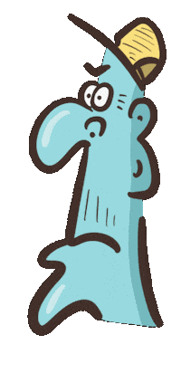 Popping Up Peek-A-Boo Sticker by Careless Doodles