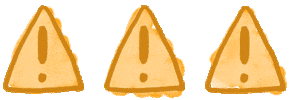Attention Caution Sticker
