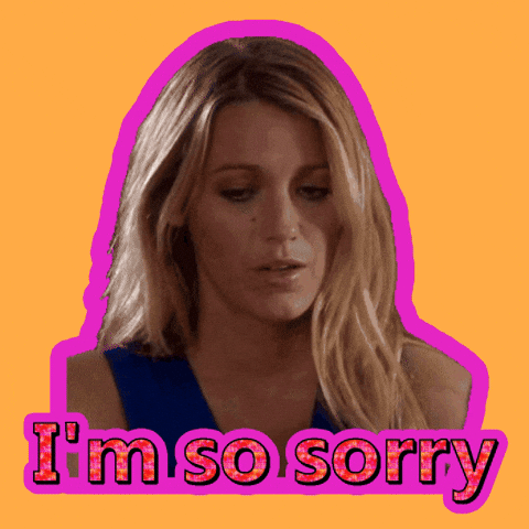No No No Im Sorry GIF by Blake Lively Fan
