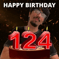 124 Birthday GIF