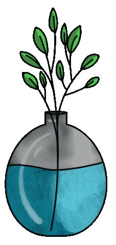 Beckiejbrown sage herbs flower pot beckiejbrown Sticker