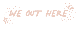 Outer Space Sticker by Almost 30 Podcast