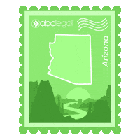 Letter Arizona Sticker by ABCLegal