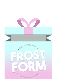 FrostForm cake shipping worldwide decorate Sticker