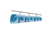 monster train Sticker by Jerusalem