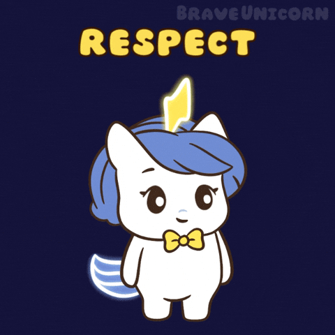 Respect Bu GIF by Brave Unicorn