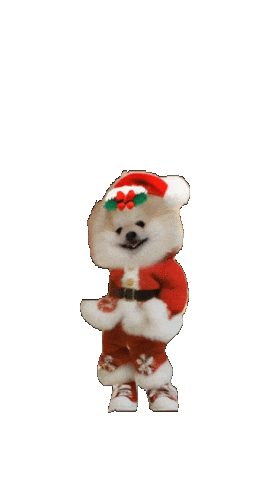 犬 Pom Sticker