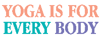 Body Image Sticker by Holy Yoga