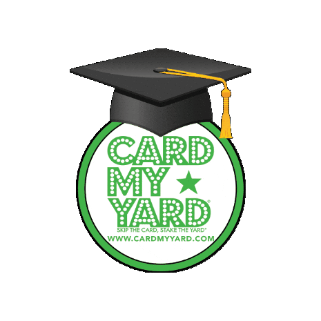 Graduation Sticker by CardMyYard