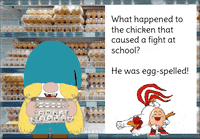 Eggs Gnome GIF