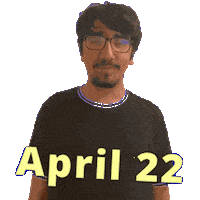 22 April Sticker