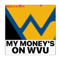 West Virginia Wvu Sticker by Bovada